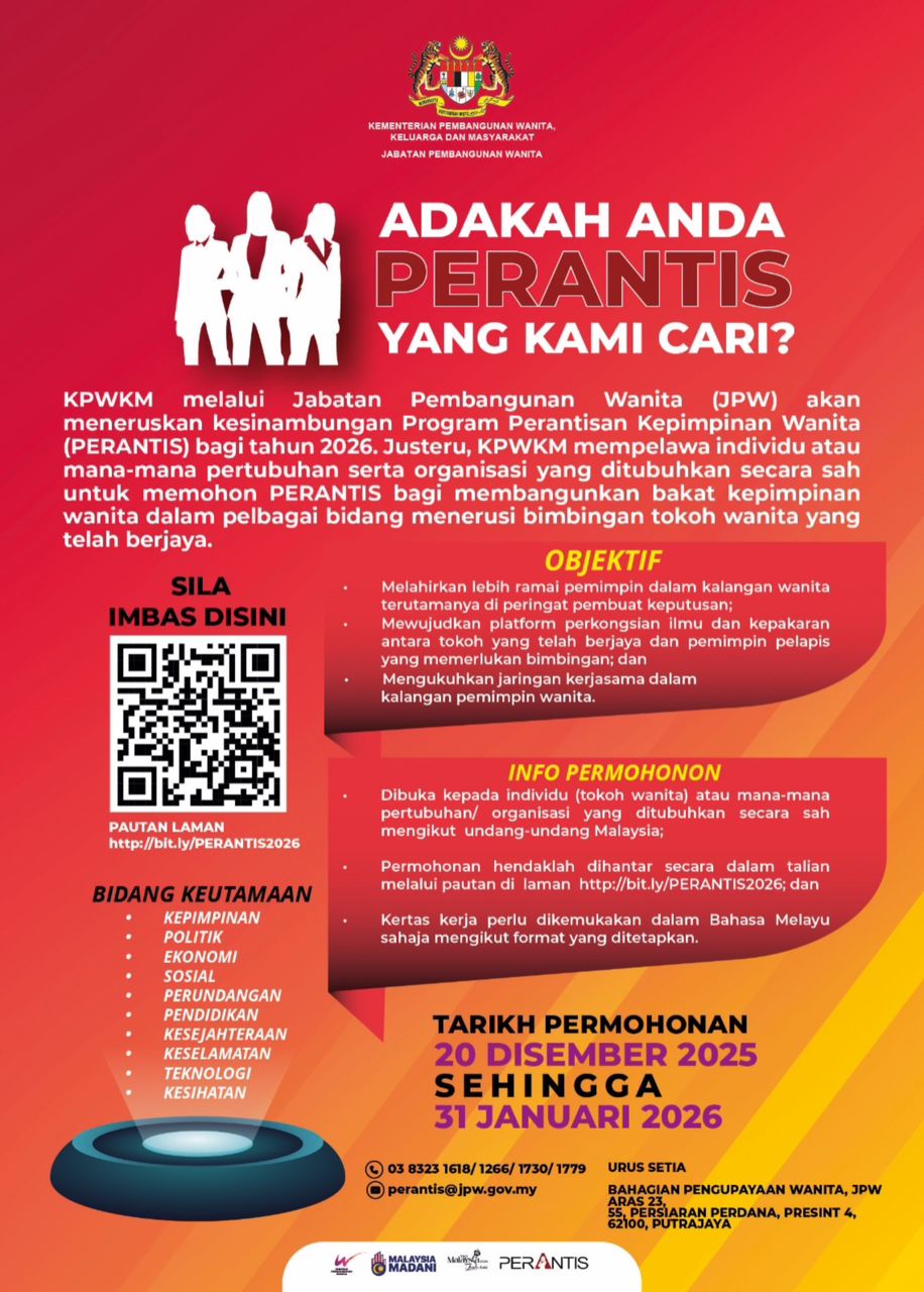 Anda PERANTIS Yang Kami Cari? Pelawaan Permohonan PERANTIS 2026